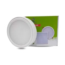 D&s;Mak 15W Warm White Round PC LED Panel Light (Pack of 4) image 2