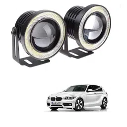 Kozdiko 2 Pcs 15W 3.5 inch High Power White LED Projector COB Fog Light Set with White Angel Eye Ring for BMW 1 Series, koz_89293-picture-23