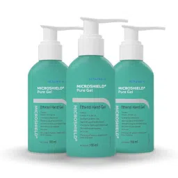 Microshield Pure Gel 100ml Alcohol Based Handrub with Skin Protection &a; Pump Dispenser (Pack of 3)-picture-26