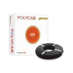 Polycab Optima Plus 2.5 Sqmm Single Core Black FRLF Copper PVC Insulated House Wire, Length: 90 m-picture-48