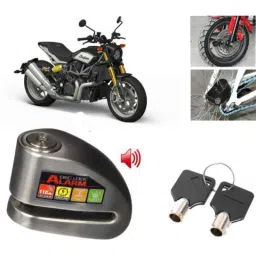 Auto Pearl Steel Black Anti-Theft Alarm Disc Brake Lock for FTR 1200, Lock_384-picture-39