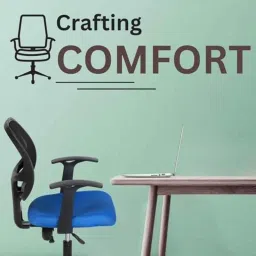 White Clouds Enterprise Optimus Blue Low Mesh Back Ergonomic Office Chair with Adjustable Swivel, 803 image 3