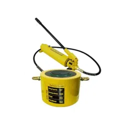 Nutronics 100 Ton 50mm Stroke Yellow Hydraulic Cylinder Jack with Hand Pump, RSC-10050700A-picture-13