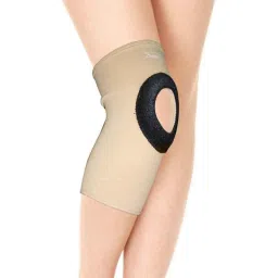 Samson NE-0607 Beige Open Patella Gel Pad Single Knee Cap, Size: L-picture-34
