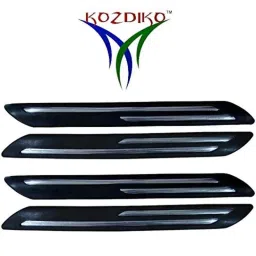 Kozdiko 4 Pcs Double Chrome Bumper Protector Set for Maruti Zen image 2