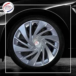 Auto Pearl 4 Pcs 13 inch ABS Silver Car Wheel Cover Set for Maruti Suzuki WagonR 2006 2010 image 3