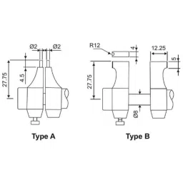 Yamayo 328-050 Type-B Jaw Type Inside Micrometer, Range: 25-50 mm image 2