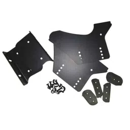 Auto Pearl Plastic &a; Leatherette Black Armrest Console Box for Ford Fiesta image 3
