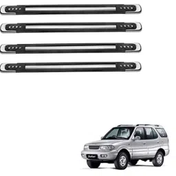 Kozdiko 4 Pcs Designer Black Bumper Protector Set for Tata Safari Grand Dicor, Koz-66001-picture-29
