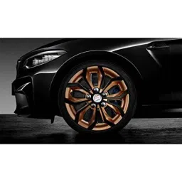 Auto Pearl 4 Pcs 13 inch ABS Black &a; Copper Car Wheel Cover Set for Maruti Suzuki A Star image 3