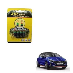 Kozdiko 4 Pcs Plastic Air Alert Car Tyre Valve Caps Set for Hyundai I20 N-Line-picture-22