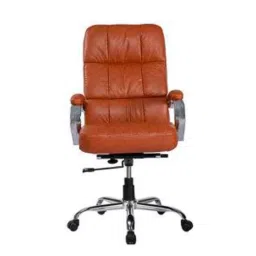 Advanto Leatherette Tan High Back Puffy DIY Director Chair with Armrest, ADVN TN 1606 image 2