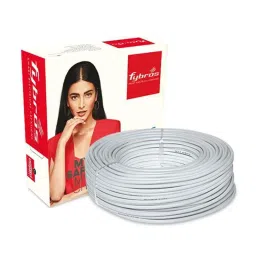 Fybros 1 Sqmm 90m White Single Core FR PVC Insulated Multistrands Industrial Cable, FWC1002 image 2