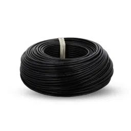 KEI 10 Sqmm Single Core Homecab FR Black Copper Unsheathed Flexible Cable, Length: 90 m image 5