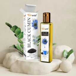 GoWoo 2 Pcs 10ml Natural Rose Geranium Aroma Oil &a; 100ml Black Cumin Carrier Oil Set, GWOC1112-P41+P168 image 3