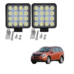 Kozdiko 2 Pcs 48W 16 LED White Bright Beam Square Fog Light Set for Mahindra XUV 500 New, koz_92603-picture-24