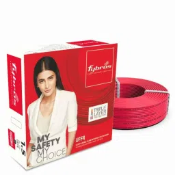 Fybros 1.5 Sqmm 90m Red Single Core UFFR PVC Insulated Industrial Cable, FWC1169-picture-19