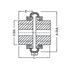 Unique PH-342S 90mm Tyre Type Automatic Flexible Cushion Coupling image 2