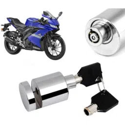 Auto Pearl Stainless Steel Silver Heavy Duty Anti Theft Motorcycle Disc Brake Lock, Lock_525-picture-44