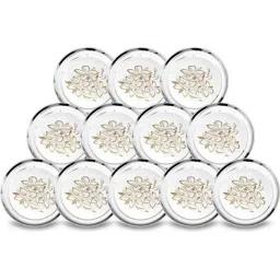 Classic Essentials CE-12 30cm 12 Pcs Stainless Steel Mirror Finish Dinner Plate Set (Pack of 2)-image-57