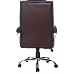 Adiko Leatherette Brown High Back DIY Executive Revolving Office Chair, ADVN BR 1301 image 4