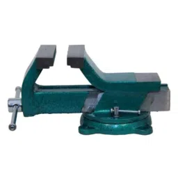 MK 152mm Cast Iron Green Heavy Duty Swivel Base Bench Vice image 2