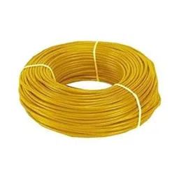 Finolex 1.5 Sqmm Single Core Yellow FR Copper PVC Insulated House Wire, Length: 90 m-picture-48