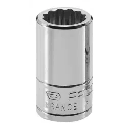 Facom 1/4 inch 22mm 12-Points Drive Socket, R.7/16E-picture-23