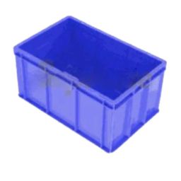 Supreme 32L 500x325x250mm 32L Plastic Blue Crate, SCL-503225 (Pack of 3)-picture-3