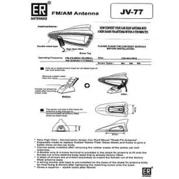 Kozdiko Silver Shark Fin Signal Receiver Car Antenna for BMW 3 Series image 2