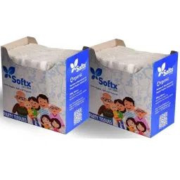 Softx 80 Pcs Party 1 Ply Embossed Soft Facial Tissue Paper-picture-10