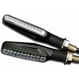 Yashinika 2 Pcs Plastic Multicolour Front LED Indicator Light Set for Bike image 2