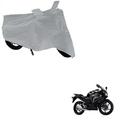 Kozdiko Polyester Matty Silver Dust &a; Waterproof Bike Body Cover for Honda CBR 150R-picture-33
