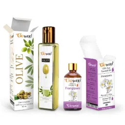 GoWoo 2 Pcs 10ml Natural Frangipani Aroma Oil &a; 100ml Olive Carrier Oil Set, GWOC556-P20+P179-picture-11
