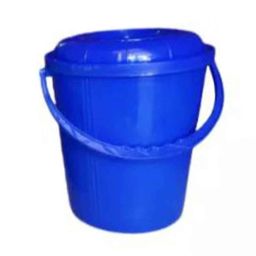 Supreme 10L Blue Plastic Dustbin with Open Top Flat Lid-picture-26