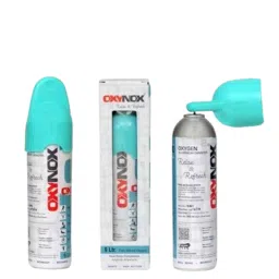 Oxynox 9 Litre Portable Oxygen Cylinder with Inbuilt Mask, NI001 (Pack of 2)-picture-10