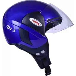 Turtle Medium Blue D1-3 Cub Motorbike Helmet, THC-1034 image 2