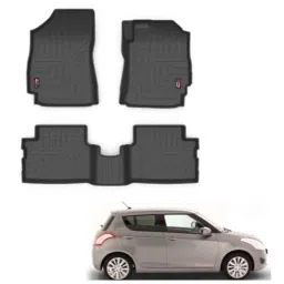 Kozdiko Thermoplastic Polyolefins 3D Life Long Car Floor Mat Set for Maruti Suzuki Swift Type-2 4011-4017-picture-23