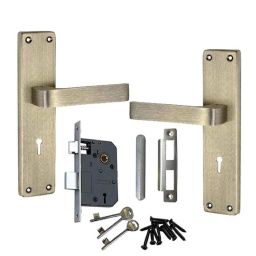 Atom 203mm 6 Lever Antique Finish Mortise Lock Handle Set with 3 Keys, 803-K.Y.ANTL-2-picture-13