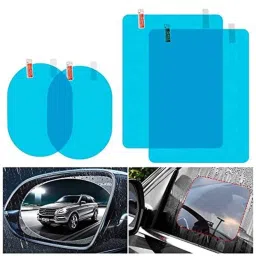 Kozdiko 4 Pcs PET Waterproof Car Rear View Mirror Anti-Fog Film Set for Maruti Suzuki Ciaz image 2
