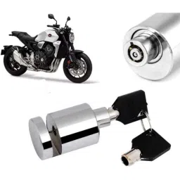 Auto Pearl Stainless Steel Silver Heavy Duty Anti Theft Motorcycle Disc Brake Lock, Lock-197-picture-47