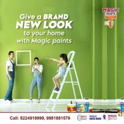 Magic Paints 2201 Ajooba 1kg Gulabi Matte Finish Acrylic Distemper Paint image 5