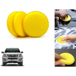 Auto Pearl Polyurethane Beige Washing &a; Waxing Polish Foam Sponge for MU 7 2014 (Pack of 3)-picture-12