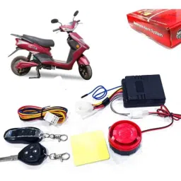 Auto Pearl 12V Black Two-Way Anti Theft Motorcycle Alarm Kit with 2 Pcs Remote for E Lite-picture-46