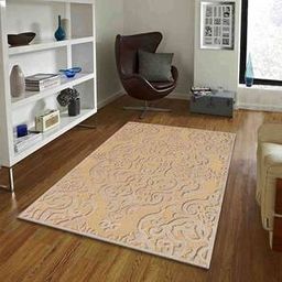 presto Beige & Gold Traditional Hand Tufted Wool 3 X 5 Feet Carpet-picture-9