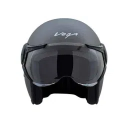 Vega Jet Dull Anthracite Open Face Helmet, Size: (L, 60 cm) image 4