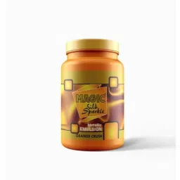 Magic Paints Silk Sparkle 200ml Orange Crush Metallic Emulsion Acrylic Paint-image-20