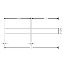 Amrita DN 40 inch Hot DIP GI One End Free &a; Other End Flanged Puddle Flange image 2