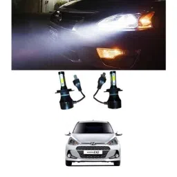 Trigcars 2 Pcs 50W 4 Side Micro Chip Heavy Duty Car LED Headlight Set for Hyundai i10 Grand New-picture-37