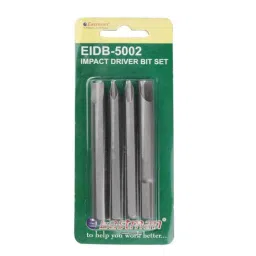 Eastman 4 Pcs 80mmx5/16 inch Chrome Vanadium Impact Driver Bit Set, EIDB-5002 image 3